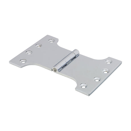 This is an image of Timco - Parliament Hinge (488) - Solid Brass - Polished Chrome 102 x 150 (1 Pairs Box) 234364