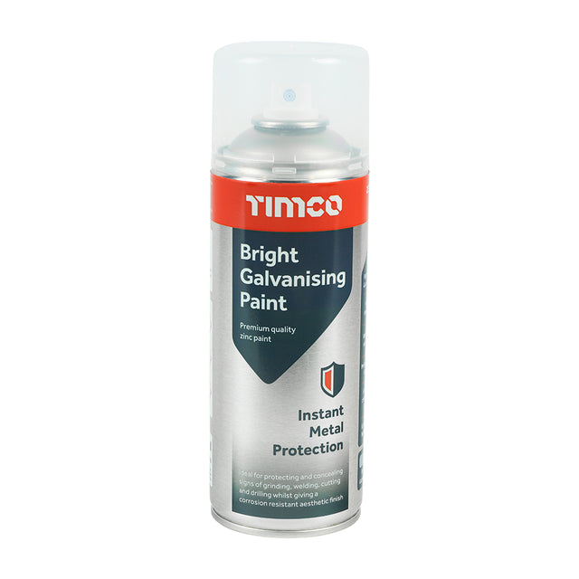 This is an image of Timco - Bright Galvanising Paint 380ml (1 Each Can) PCS237002