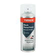 This is an image of Timco - Black Metal Paint - Smooth Finish 380ml (1 Each Can) PCS237006