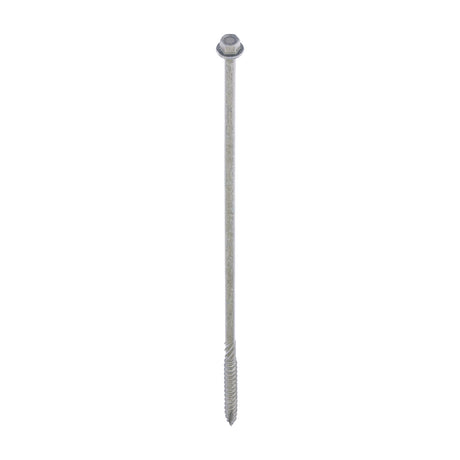 This is an image of Timco - Timber Screws - Hex Head - Exterior - Green 6.7 x 250mm - (4 PCS TIMpac) 250INDEXP