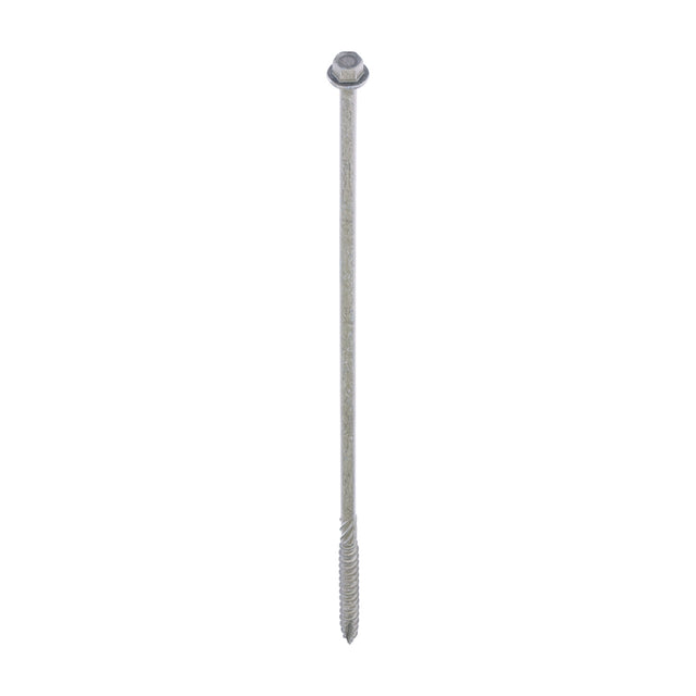 This is an image of Timco - Timber Screws - Hex Head - Exterior - Green 6.7 x 250mm - (4 PCS TIMpac) 250INDEXP