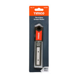 This is an image of Timco - Tile & Glass Scraper Blades 100mm (10 Pieces Backing Card) 253408