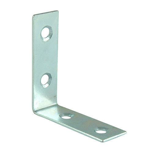 This is an image of Timco - Corner Braces - Zinc 25 x 25 x 16mm - (4 PCS TIMpac) 25CBRP