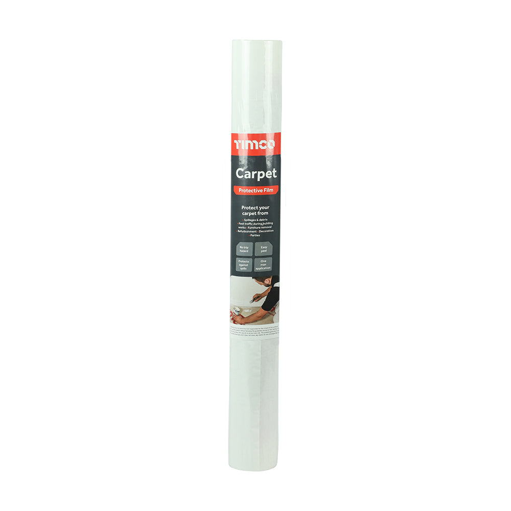 This is an image of Timco - Protective Film - For Carpet 25m x 0.6m 25CP