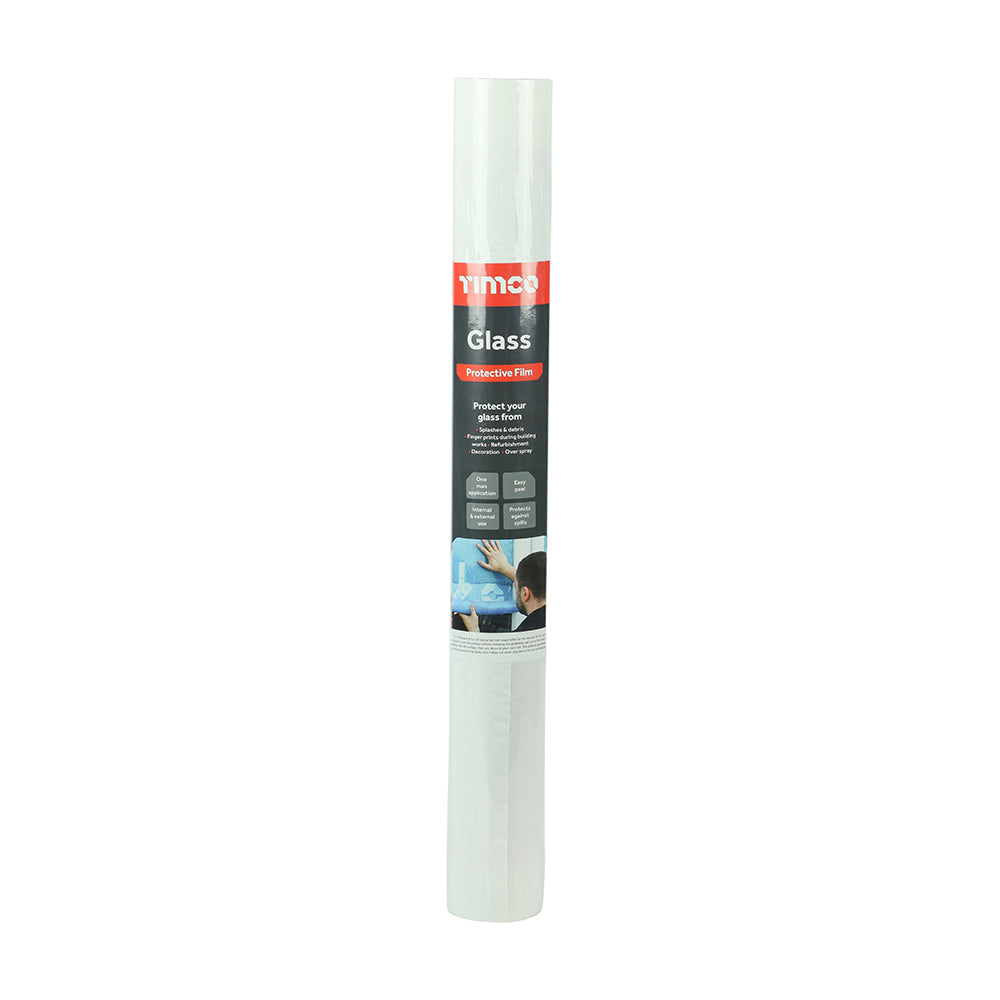 This is an image of Timco - Protective Film - For Glass 25m x 0.6m 25WP