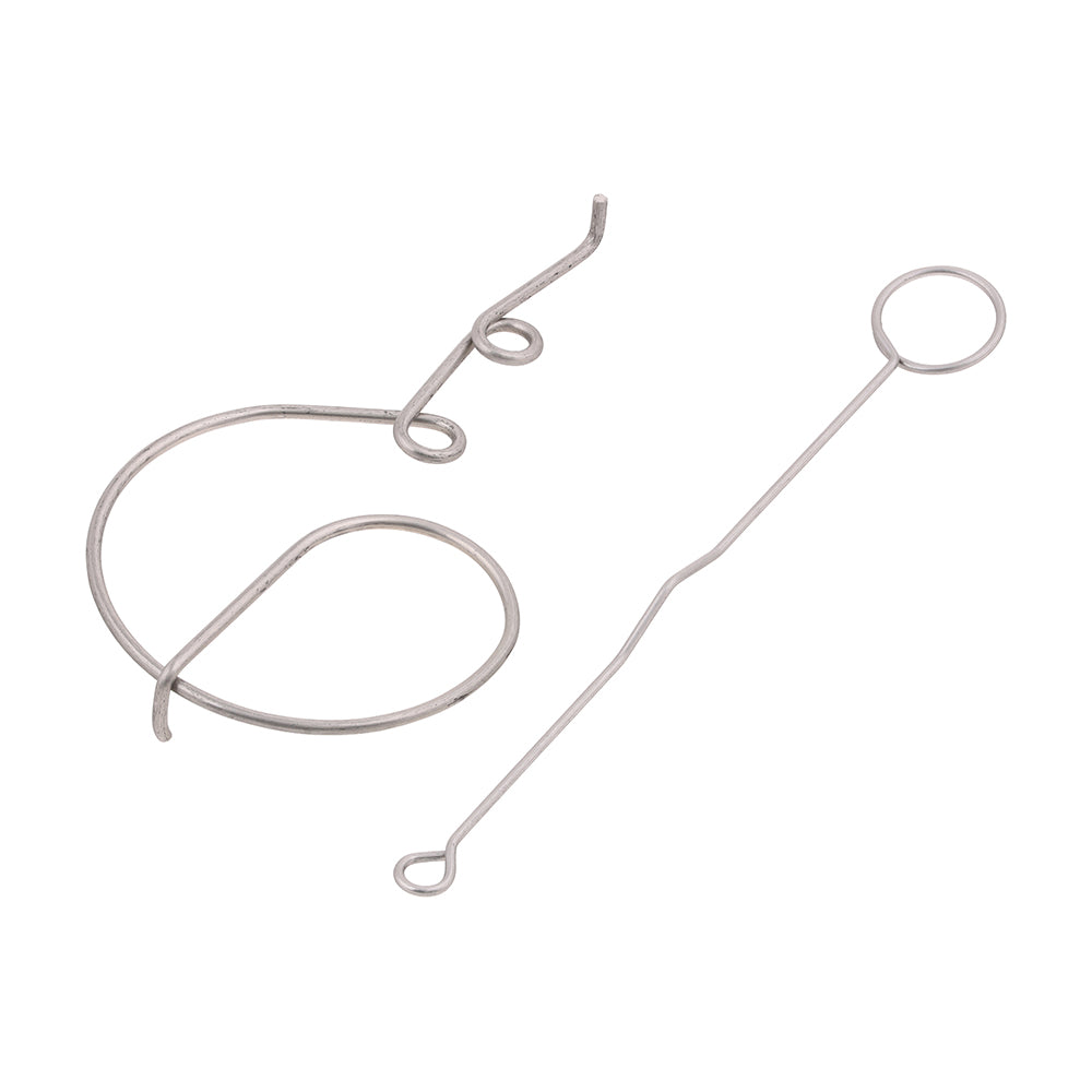 This is an image of Timco - HallHookÃ‚Â® Slate Roof Repair Hook 110 x 65mm (10 Pieces TIMpac) 269040