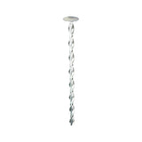 This is an image of Timco - Helical Flat Roof Fixing - Zinc 8.0 x 135mm (25 Pieces Bag) 269991