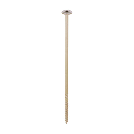 This is an image of Timco - Timber Screws - TX - Wafer - Exterior - Green 8.0 x 275mm - (4 PCS TIMpac) 275INDEXWP