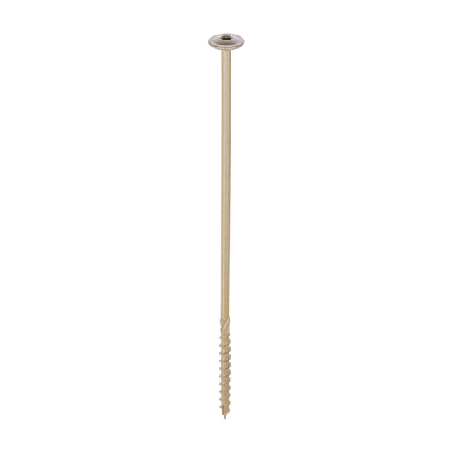 This is an image of Timco - Timber Screws - TX - Wafer - Exterior - Green 8.0 x 275mm - (4 PCS TIMpac) 275INDEXWP