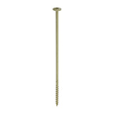 This is an image of Timco - Timber Frame Construction & Landscaping Screws - Wafer - Exterior - Green Organic 8.0 x 275mm - (25 PCS Box) 275INW