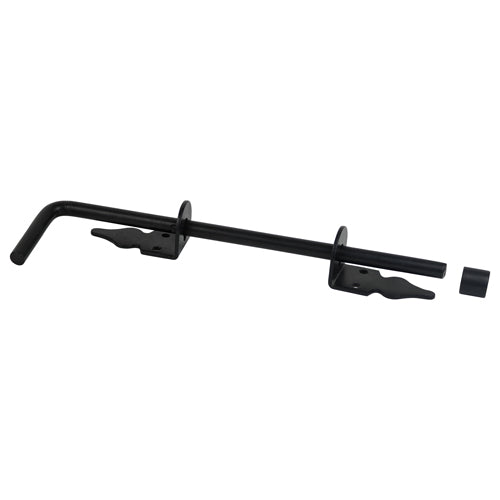 This is an image of Timco - Cane Bolt - Black 12" (1 Each TIMbag) 287254
