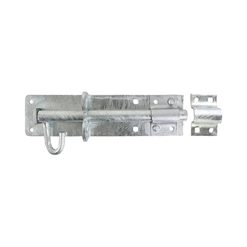 This is an image of Timco - Heavy Brenton Padbolt - Hot Dipped Galvanised 6" (1 Each TIMbag) 287258