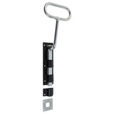 This is an image of Timco - Bow Handle Bolt - Black 12" (1 Each TIMbag) 287665