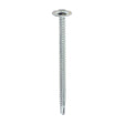 This is an image of Timco - Baypole Screws - Wafer Flange - PH - Self-Drilling Point - Zinc 4.8 x 70mm - (200 PCS Box) 292Z