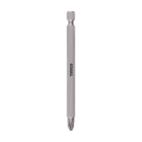 This is an image of Timco - S2 Driver Bits - PZ No.2 x 100 (1 Each Blister Pack) 2CB100GB