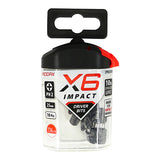 This is an image of Timco - Impact Driver Bits - PH No.2 x 25 (10 Pieces Handy Bit Pack) 2PH25X6