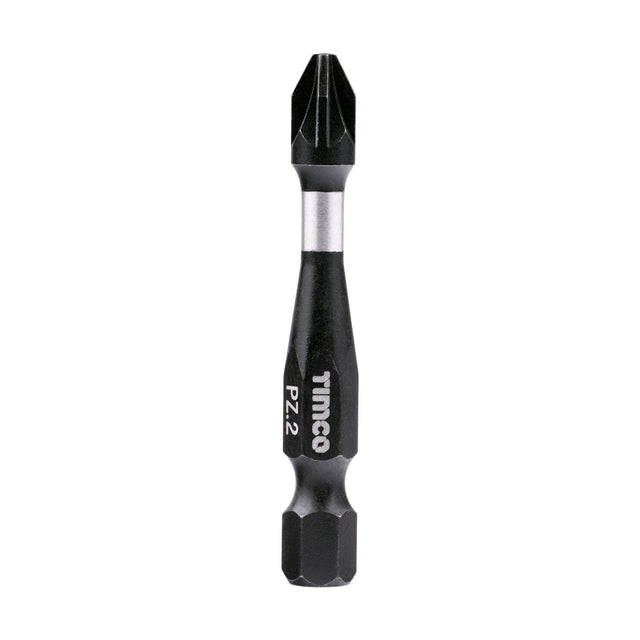 This is an image of Timco - Impact Driver Bits - PZ No.2 x 50 (5 Pieces Handy Bit Pack) 2PZ50X6