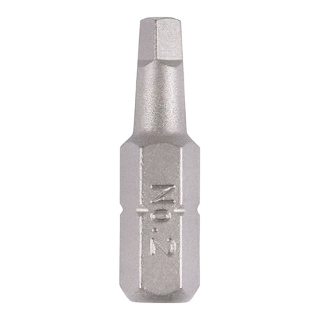 This is an image of Timco - S2 Driver Bits - SQ No.2 x 25 (10 Pieces Handy Bit Pack) 2SQ25PACK