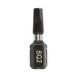 This is an image of Timco - Impact Driver Bits - SQ No.2 x 25 (10 Pieces Handy Bit Pack) 2SQ25X6