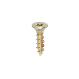 This is an image of Timco - Solo Chipboard & Woodscrews - PZ - Double Countersunk - Yellow 3.0 x 12mm - (200 PCS Box) 30012SOLOC