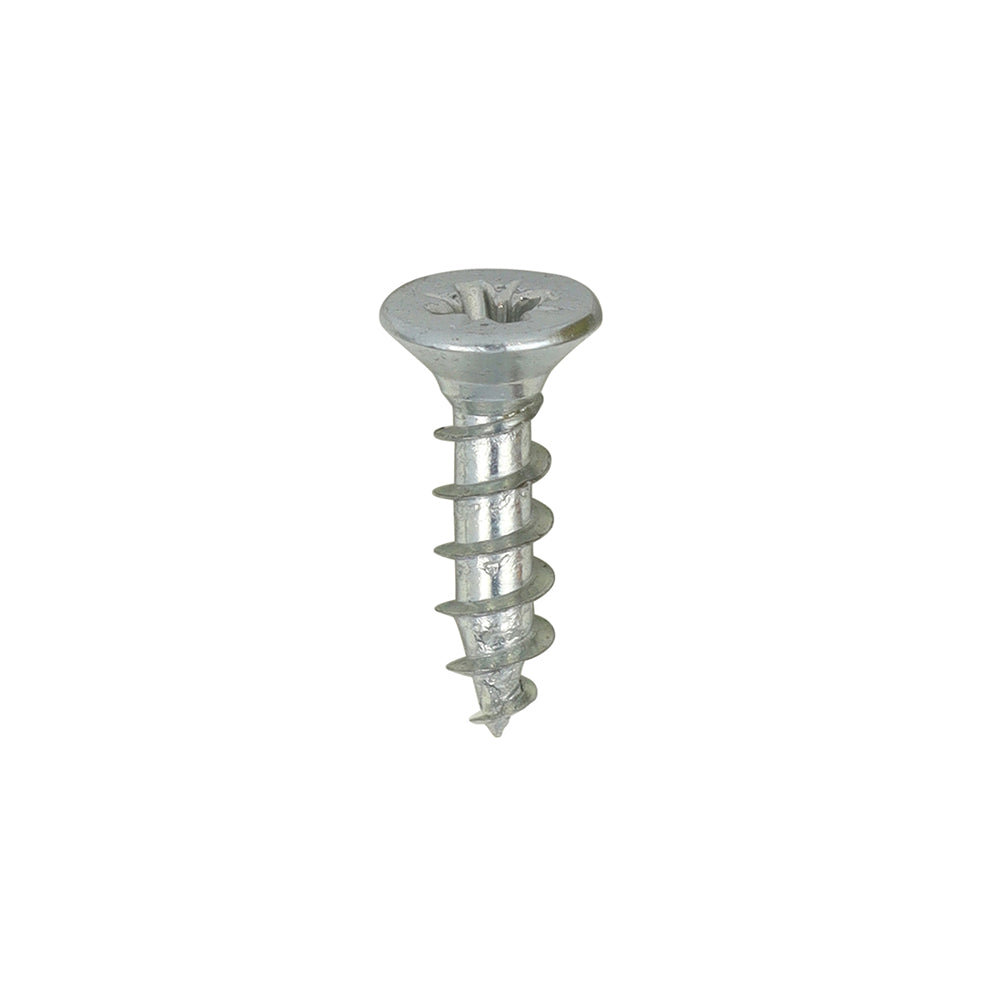 This is an image of Timco - Solo Chipboard & Woodscrews - PZ - Double Countersunk - Zinc 3.0 x 12mm - (200 PCS Box) 30012SOLOZ