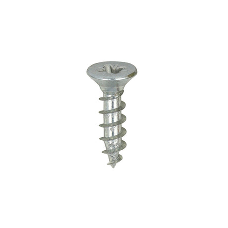 This is an image of Timco - Solo Chipboard & Woodscrews - PZ - Double Countersunk - Zinc 3.0 x 12mm - (200 PCS Box) 30012SOLOZ