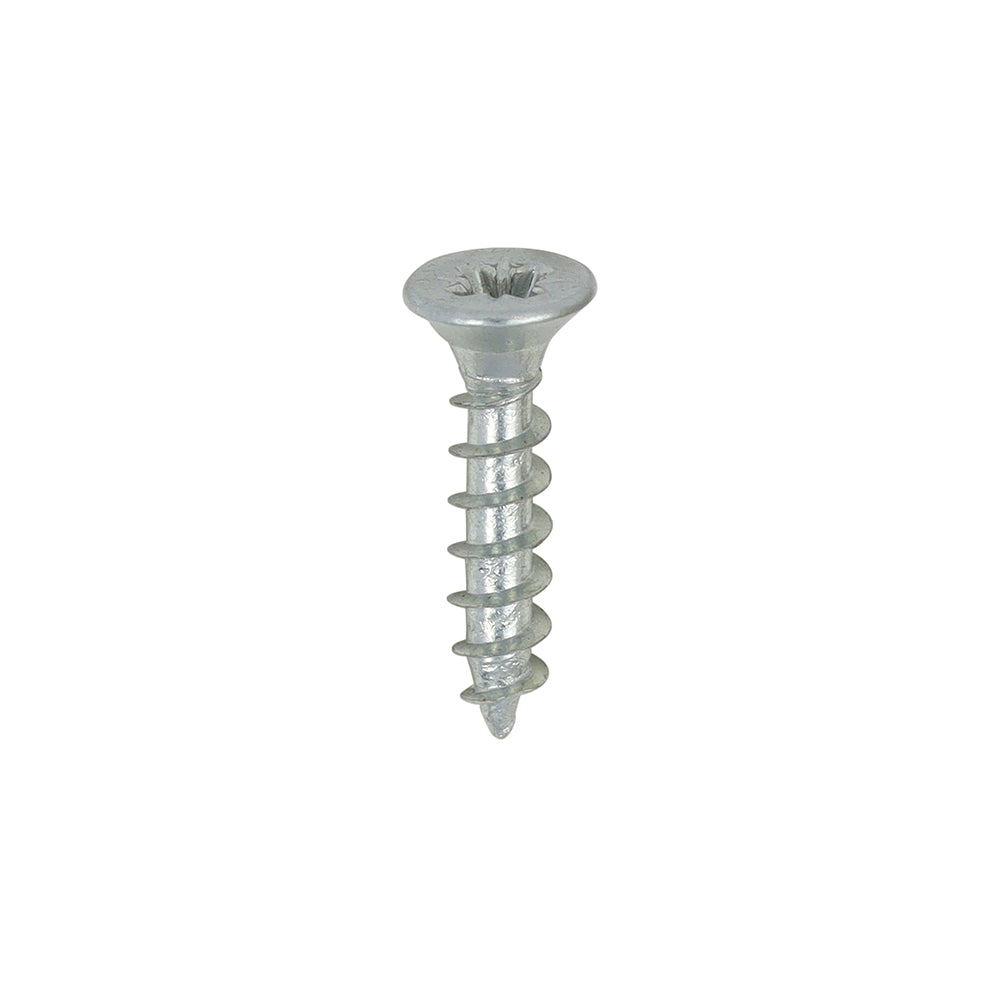 This is an image of Timco - Solo Chipboard & Woodscrews - PZ - Double Countersunk - Zinc 3.0 x 15mm - (200 PCS Box) 30015SOLOZ