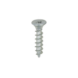 This is an image of Timco - Solo Chipboard & Woodscrews - PZ - Double Countersunk - Zinc 3.0 x 15mm - (200 PCS Box) 30015SOLOZ