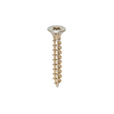 This is an image of Timco - Solo Chipboard & Woodscrews - PZ - Double Countersunk - Yellow 3.0 x 20mm - (200 PCS Box) 30020SOLOC