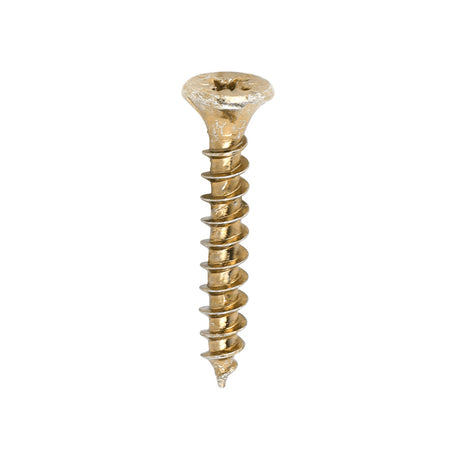 This is an image of Timco - Velocity Premium Multi-Use Screws - PZ - Double Countersunk - Yellow 3.0 x 20mm - (200 PCS Box) 30020VY