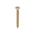 This is an image of Timco - Solo Chipboard & Woodscrews - PZ - Double Countersunk - Yellow 3.0 x 25mm - (200 PCS Box) 30025SOLOC