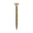 This is an image of Timco - Solo Chipboard & Woodscrews - PZ - Double Countersunk - Yellow 3.0 x 30mm - (200 PCS Box) 30030SOLOC