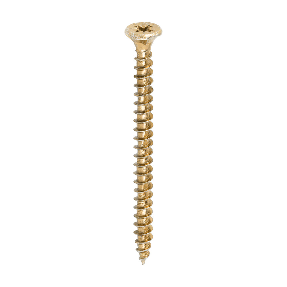 This is an image of Timco - Velocity Premium Multi-Use Screws - PZ - Double Countersunk - Yellow 3.0 x 40mm - (200 PCS Box) 30040VY