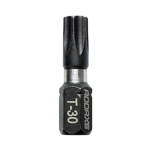 This is an image of Timco - Impact Driver Bits - TX TX30 x 25 (10 Pieces Handy Bit Pack) 30TX25X6