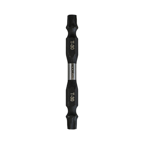 This is an image of Timco - Impact Driver Bits - TX - Double Ended TX30 x 65 (2 Pieces Blister Pack) 30TX65X6