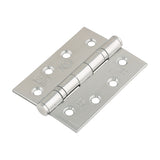 This is an image of Timco - Grade 13 Fire Door Hinges - Polished Stainless Steel 101 x 76 x 3 (1 Pairs Box) 334457