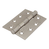 This is an image of Timco - Grade 11 Fire Door Hinges - Satin Nickel 101 x 76 x 2.6 (1 Pairs Box) 334555