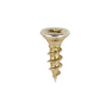 This is an image of Timco - C2 Strong-Fix Screws - PZ - Double Countersunk - Sharp Point - Yellow 3.5 x 12mm - (200 PCS Box) 35012C2