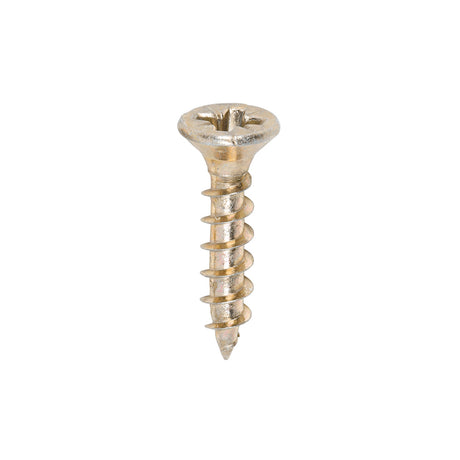 This is an image of Timco - Solo Chipboard & Woodscrews - PZ - Double Countersunk - Yellow 3.5 x 17mm - (200 PCS Box) 35017SOLOC