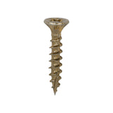This is an image of Timco - C2 Strong-Fix Screws - PZ - Double Countersunk - Sharp Point - Yellow 3.5 x 20mm - (200 PCS Box) 35020C2