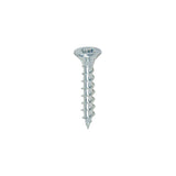 This is an image of Timco - Solo Chipboard & Woodscrews - PZ - Double Countersunk - Zinc 3.5 x 20mm - (200 PCS Box) 35020SOLOZ