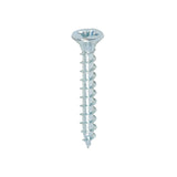 This is an image of Timco - Solo Chipboard & Woodscrews - PZ - Double Countersunk - Zinc 3.5 x 25mm - (200 PCS Box) 35025SOLOZ