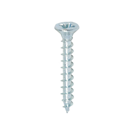 This is an image of Timco - Solo Chipboard & Woodscrews - PZ - Double Countersunk - Zinc 3.5 x 25mm - (200 PCS Box) 35025SOLOZ