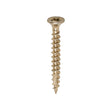 This is an image of Timco - C2 Strong-Fix Screws - PZ - Double Countersunk - Twin-Cut - Yellow 3.5 x 30mm - (200 PCS Box) 35030C2