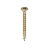 This is an image of Timco - C2 Strong-Fix Screws - PZ - Double Countersunk - Twin-Cut - Yellow 3.5 x 30mm - (200 PCS Box) 35030C2