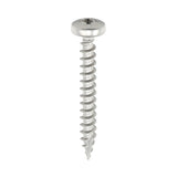 This is an image of Timco - Classic Multi-Purpose Screws - PZ - Pan Head - A2 Stainless Steel 3.5 x 30mm - (200 PCS Box) 35030CLAPSS