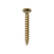This is an image of Timco - Solo Chipboard & Woodscrews - PZ - Double Countersunk - Yellow 3.5 x 30mm - (200 PCS Box) 35030SOLOC