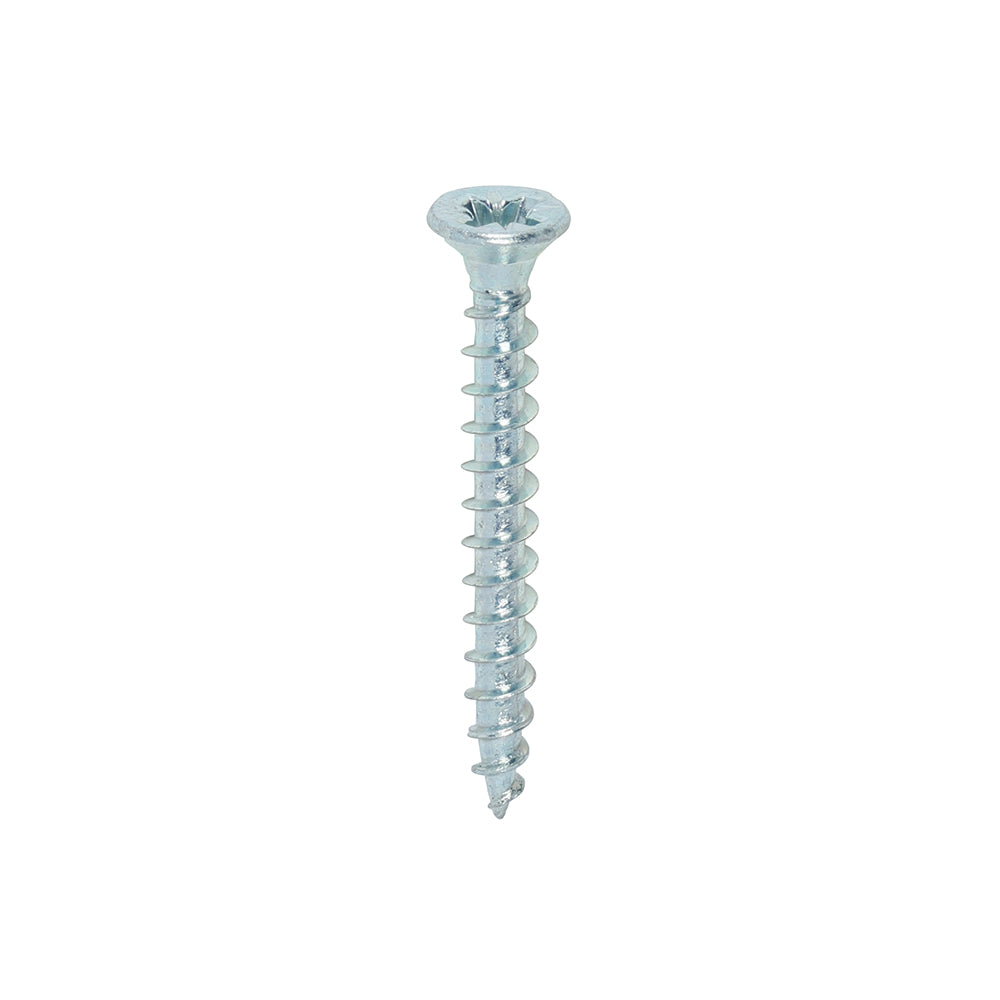 This is an image of Timco - Solo Chipboard & Woodscrews - PZ - Double Countersunk - Zinc 3.5 x 30mm - (200 PCS Box) 35030SOLOZ