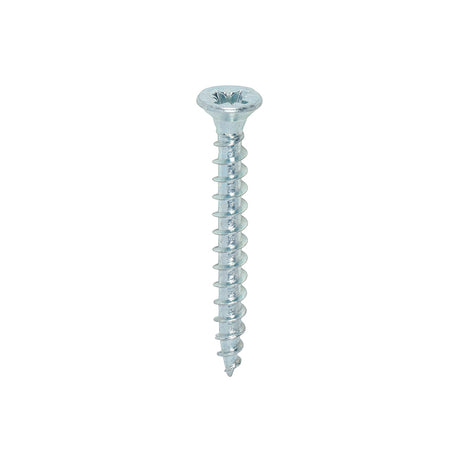 This is an image of Timco - Solo Chipboard & Woodscrews - PZ - Double Countersunk - Zinc 3.5 x 30mm - (200 PCS Box) 35030SOLOZ