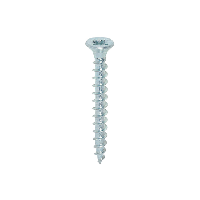 This is an image of Timco - Solo Chipboard & Woodscrews - PZ - Double Countersunk - Zinc 3.5 x 30mm - (200 PCS Box) 35030SOLOZ